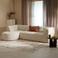 NOUS Living hoekbank Aura met ronde hoek - beige