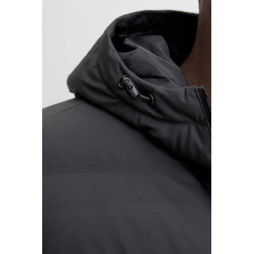 JACK & JONES gewatteerde jas zwart afbeelding