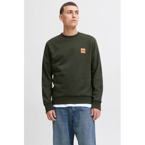 JACK & JONES sweater donkergroen afbeelding