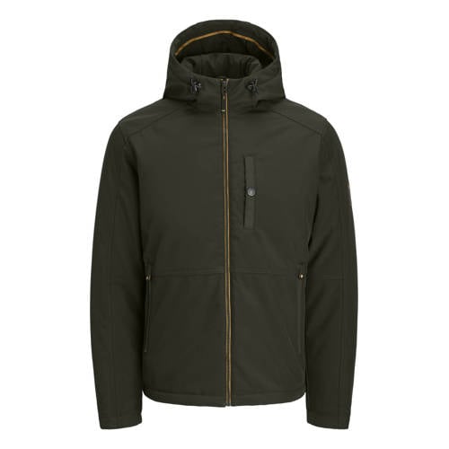 JACK & JONES softshell jas donkergroen afbeelding