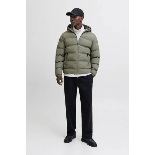 JACK & JONES gewatteerde jas groen afbeelding