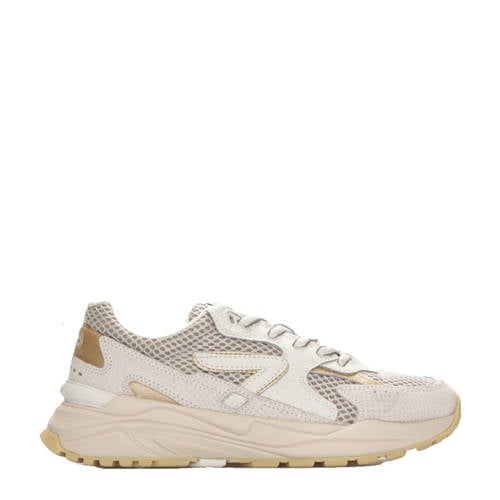 HUB Grid sneakers ecru/beige afbeelding