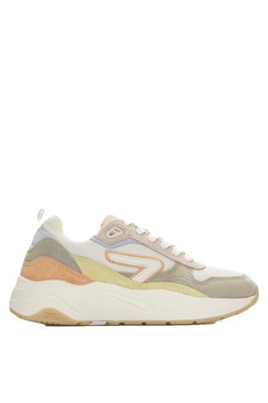 Glide chunky sneakers beige/ecru/groen