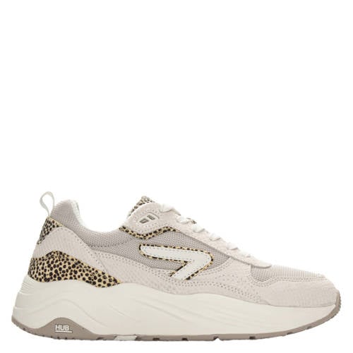 HUB Glide chunky sneakers beige/panter afbeelding