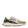 HUB Grid sneakers olijfgroen