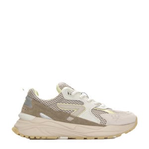 Grid sneakers taupe