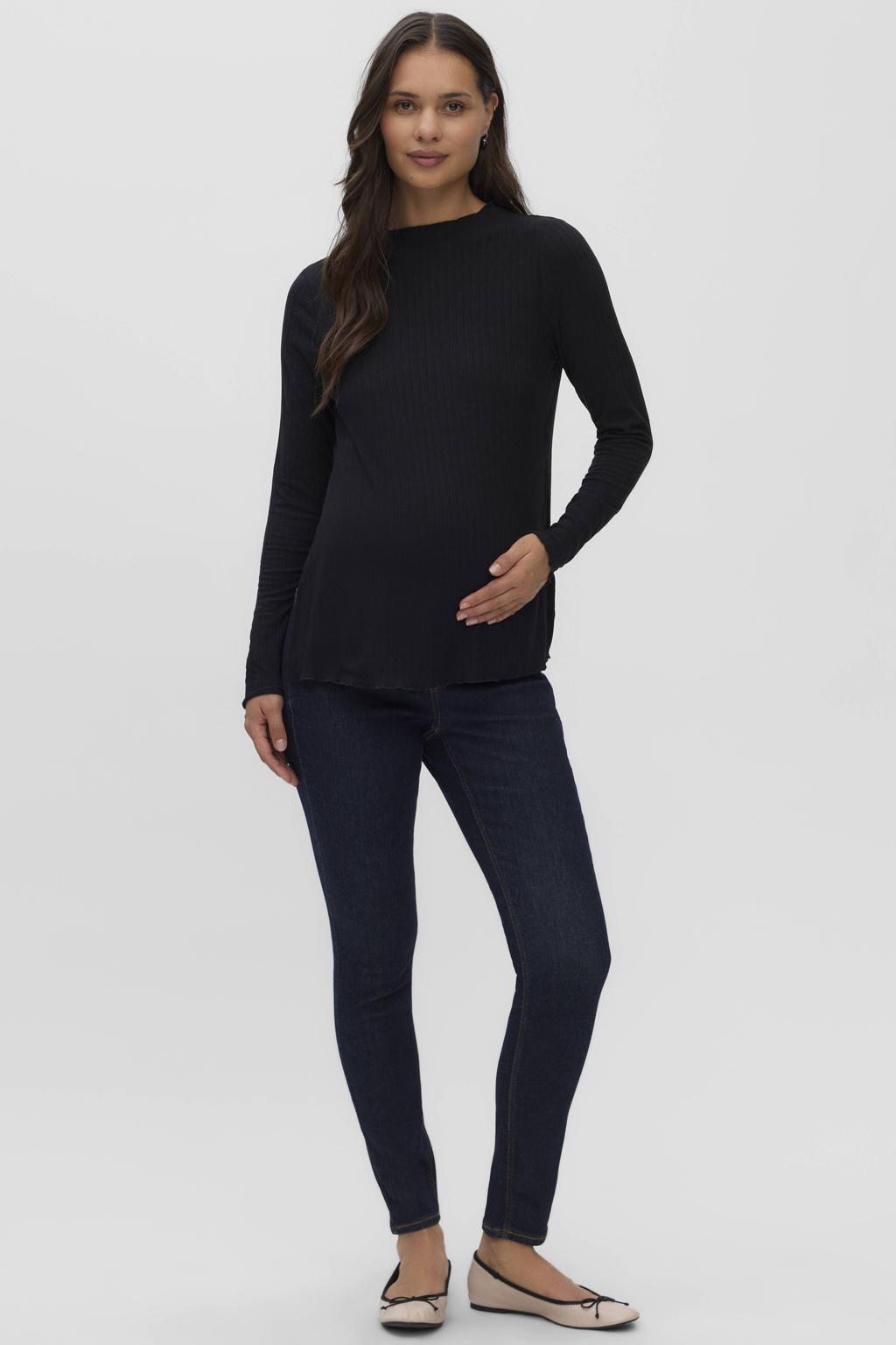 MAMALICIOUS zwangerschaps longsleeve zwart