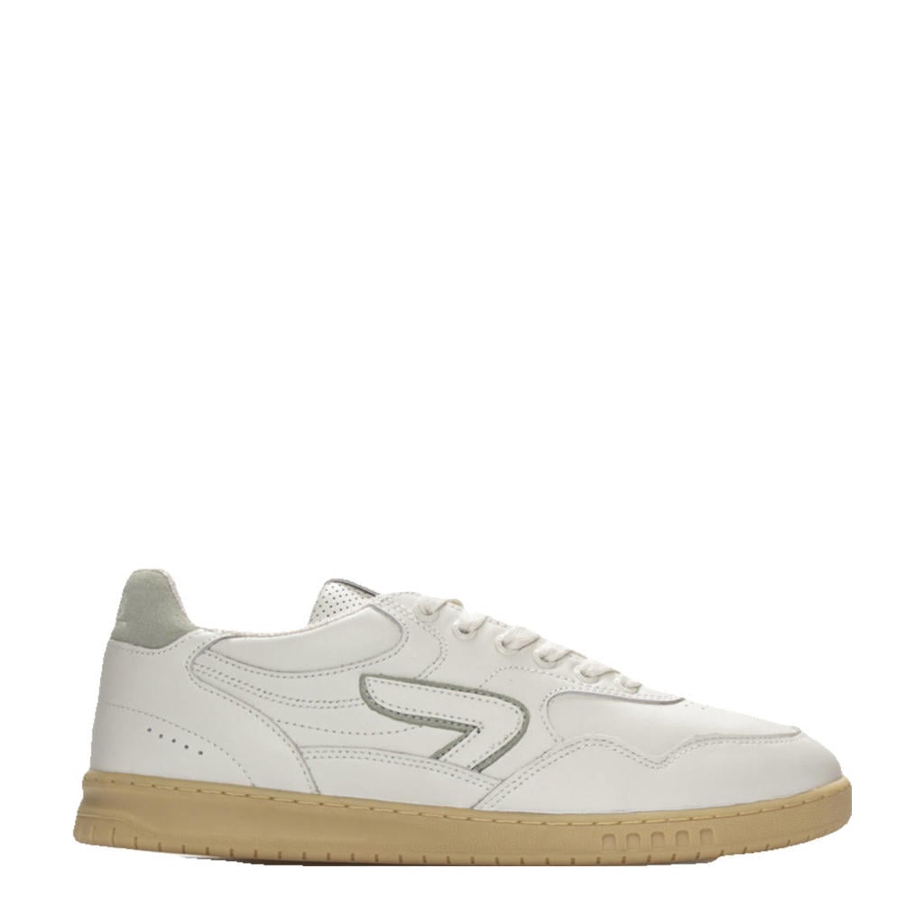 Ecru heren HUB Vancouver suède sneakers