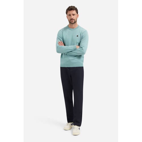 No Excess trui fijn gebreid blauw afbeelding