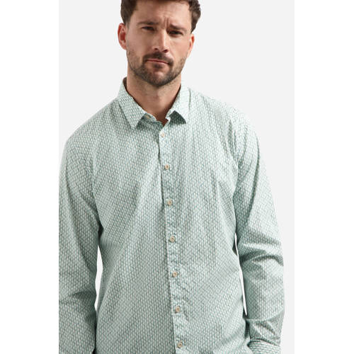 No Excess Regular casual overhemd groen afbeelding