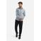 No Excess regular casual overhemd blauw