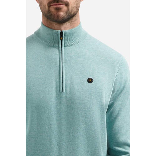 No Excess trui fijn gebreid blauw afbeelding