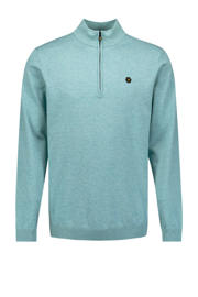 thumbnail: No Excess trui fijn gebreid blauw