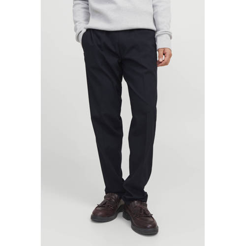 JACK & JONES PANTS STUDIO relaxed casual broek donkerblauw afbeelding