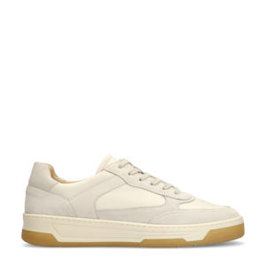 leren sneakers ecru