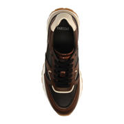 thumbnail: Manfield leren sneakers bruin