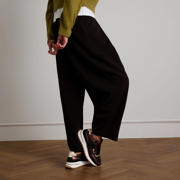 thumbnail: Manfield leren sneakers bruin