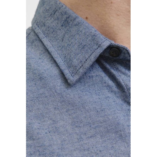 JACK & JONES ESSENTIALS regular casual overhemd blauw afbeelding