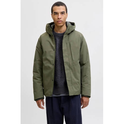 JACK & JONES ESSENTIALS softshell jas groen afbeelding