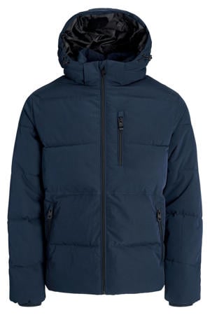 winterjas donkerblauw