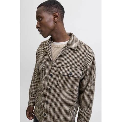 JACK & JONES ESSENTIALS overshirt bruin afbeelding
