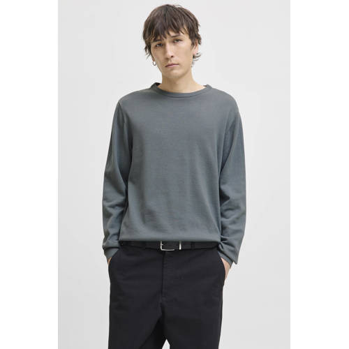 JACK & JONES ESSENTIALS gebreide trui grijsblauw afbeelding