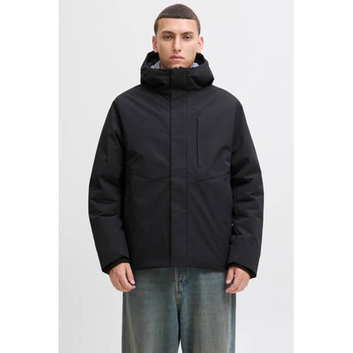 JACK & JONES ESSENTIALS softshell jas zwart afbeelding