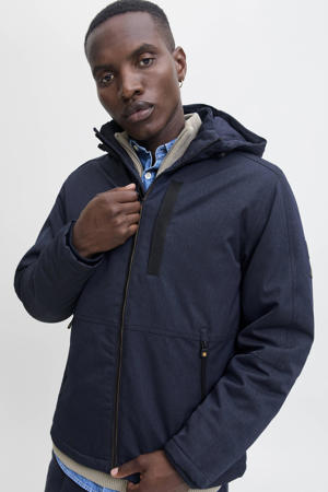 winterjas donkerblauw