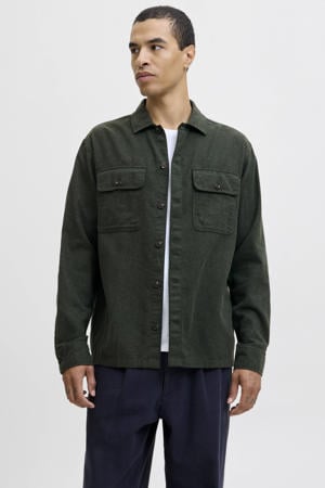 overshirt donkergroen