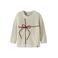 LIL' ATELIER MINI trui ecru rib gebreid