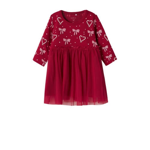 NAME IT BABY midi jurk rood afbeelding