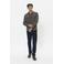 Matinique geruit overshirt met wol bruin