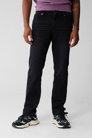 straight leg jeans L34 donkergrijs