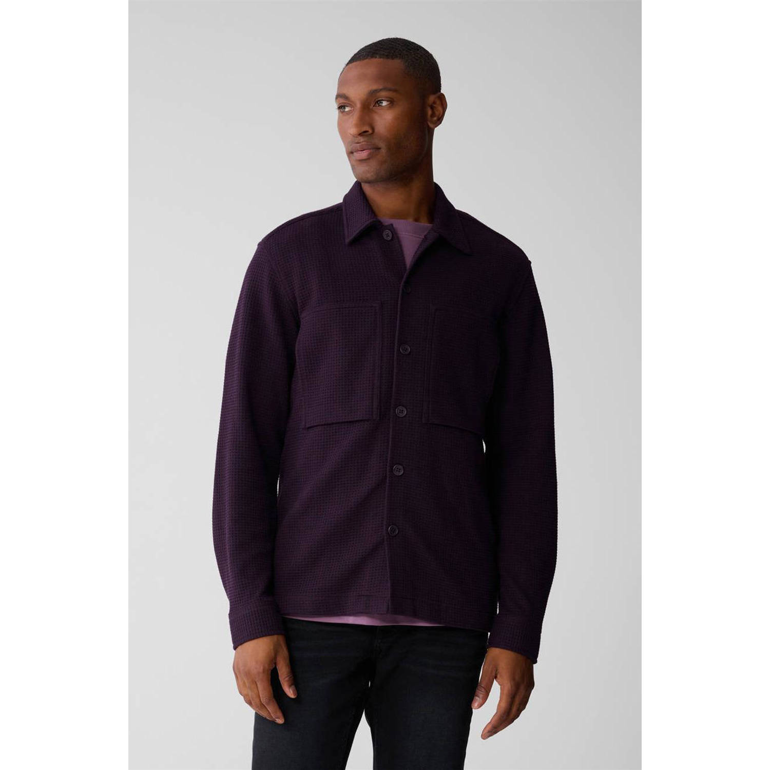 Shoeby overshirt met textuur rood