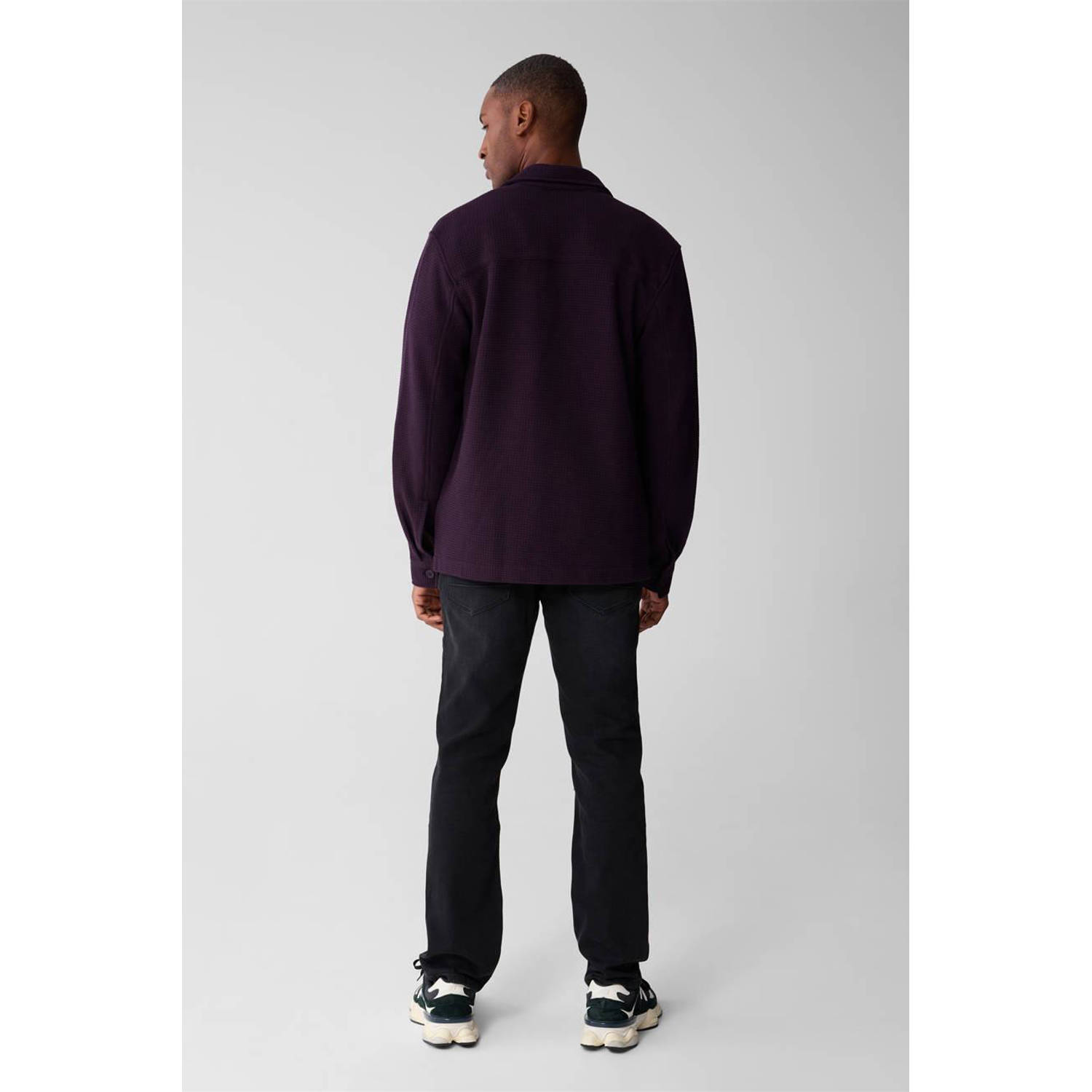 Shoeby overshirt met textuur rood