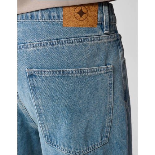 Shoeby loose fit baggy jeans mediumstone afbeelding