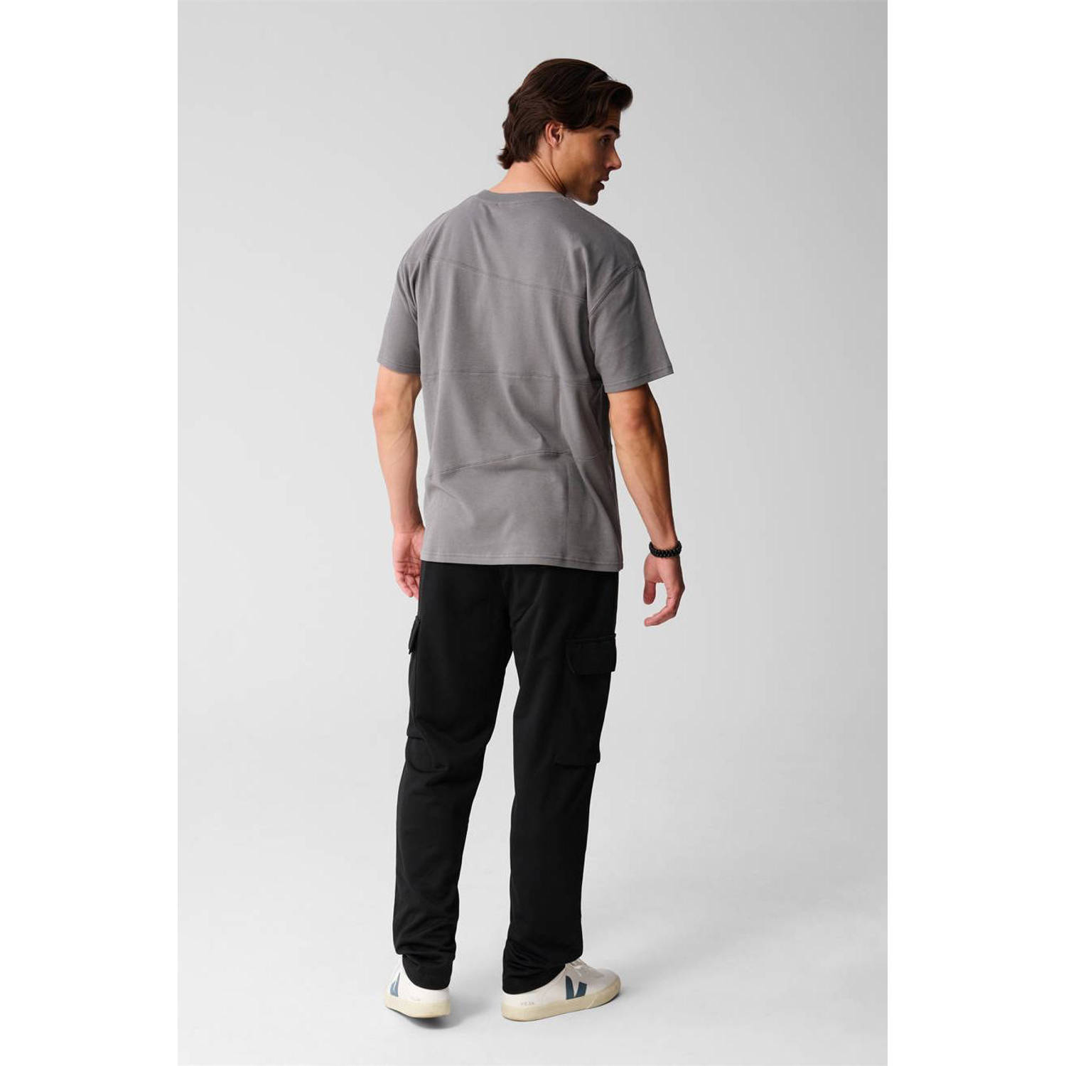 Shoeby regular casual broek zwart