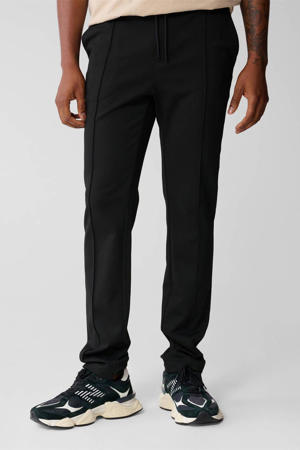 regular casual broek zwart