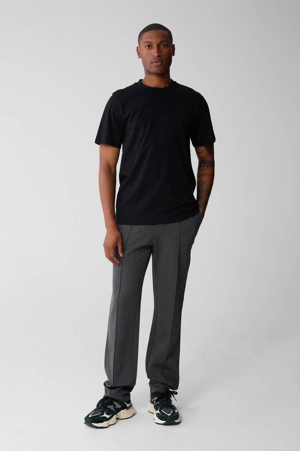 Shoeby regular casual broek grijs