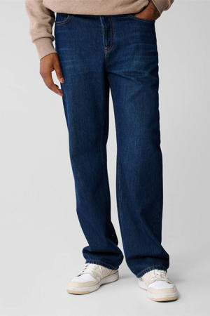 loose fit jeans L32 donkerblauw
