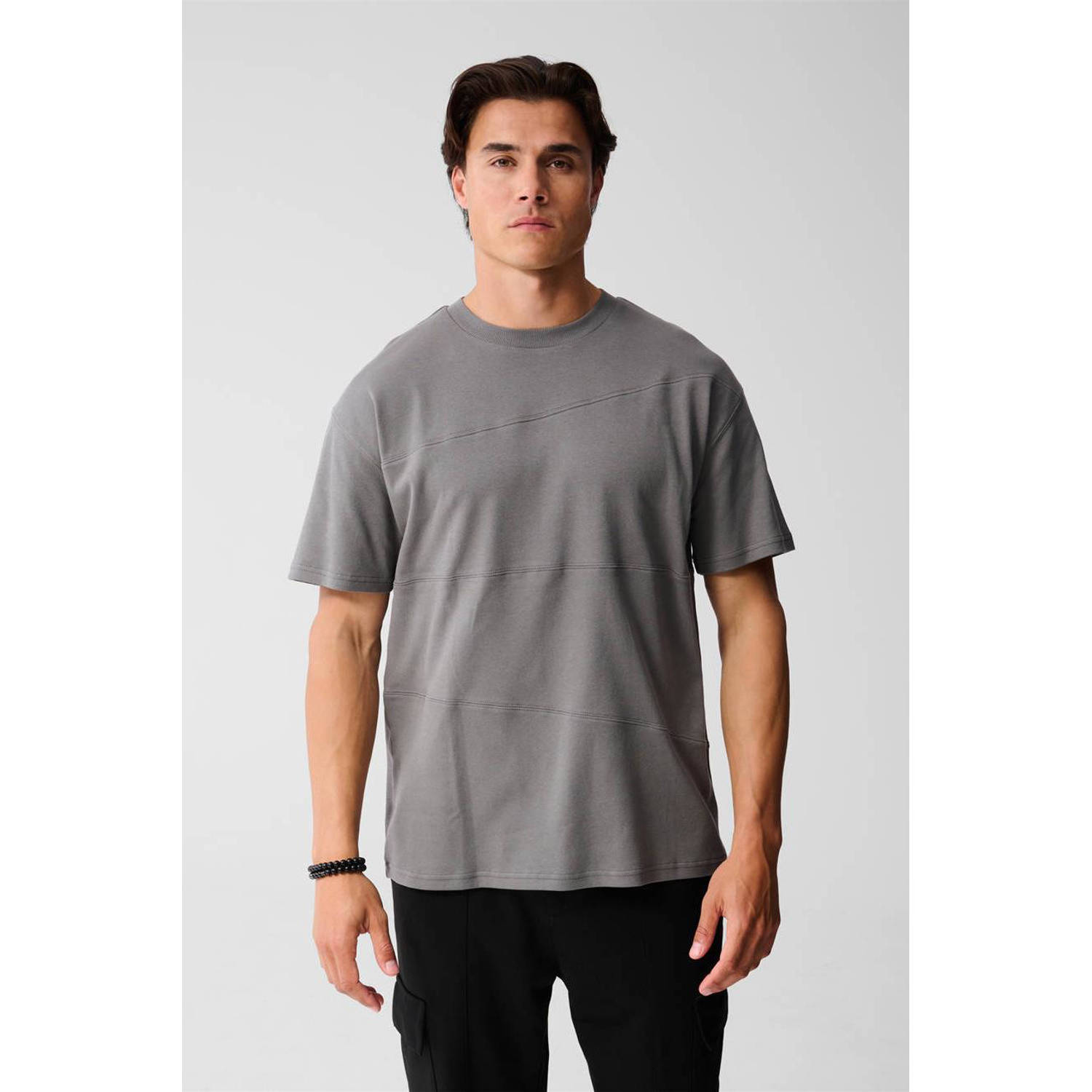 Shoeby regular T-shirt grijs