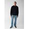 Shoeby vest rib gebreid zwart