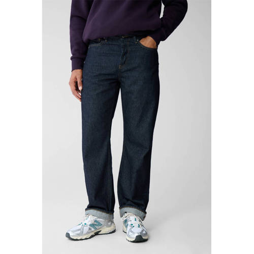 Shoeby relaxed straight leg jeans donkerblauw afbeelding