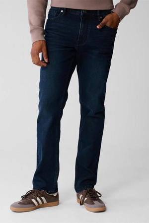 straight leg L34 jeans donkerblauw