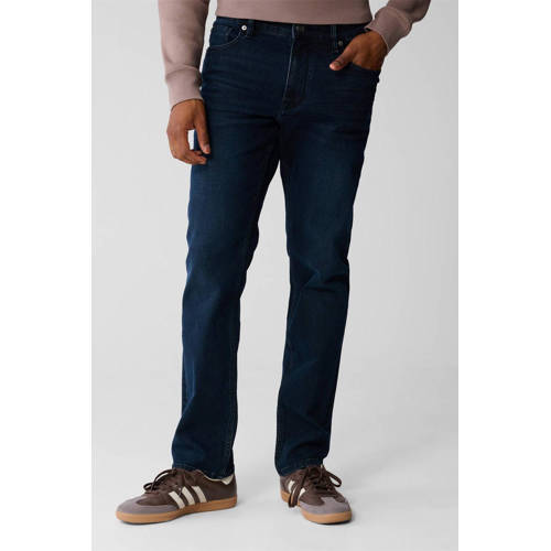 Shoeby straight leg L34 jeans donkerblauw afbeelding