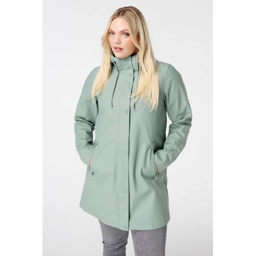 MS Mode regenjas mintgroen afbeelding