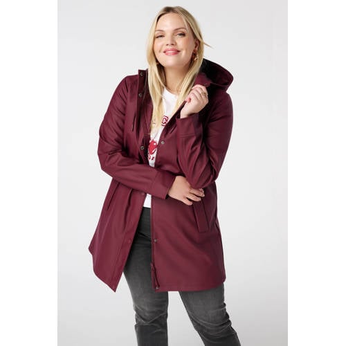 MS Mode regenjas donkerrood afbeelding