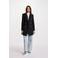 Morgan manteljas met wol marineblauw