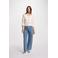 Morgan gebreid vest ecru