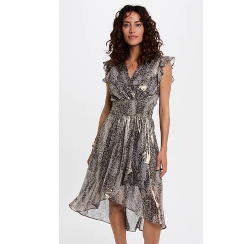 Morgan midi jurk zilver afbeelding